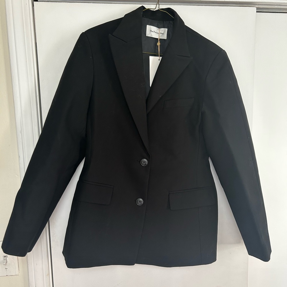 the frankie shop black blazer